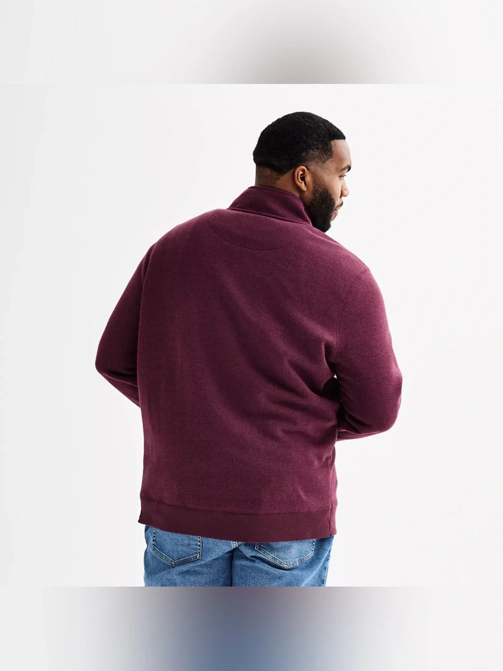 Big & Tall 4XB Sonoma Goods for Life Sweater Fleece Quarter Zip Pullover, Men's